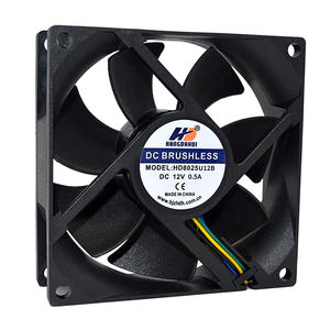 Hangdahui, venta al por mayor, 80x80x25mm, 4 pines, Pwm, 80x80, ventilador Axial, ventilador silencioso de Pc, Pwm, 12V, refrigeración, 80*25mm, ventilador de Control de velocidad - Product Image 1