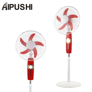 Năng lượng mặt trời có thể sạc lại Fan Nhà Máy Giá Red /bule màu DC 12V 10 12 nhựa bệ DC 12V Clip + Electric Adapter khẩn cấp Fan - Product Image 6