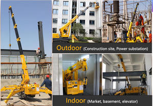 رافعة عنكبوتية كهربائية 3/5/8/10 طن، رافعة متحركة ذات ذراع تلسكوبي مع شاشة عرض للعزم - Product Image 2