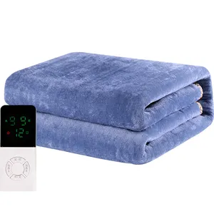 Winter Body Warmer Flannel Electric Blanket Thicker Heated Blanket Electric Mattress Thermostat Security Electric Heated Blanket