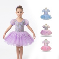 Vestido de Tul para Niñas AL-P045, Cómodo y Suave, de Poliéster, con Diseño de Princesa Bordado, para Ballet, Fiestas de Cumpleaños