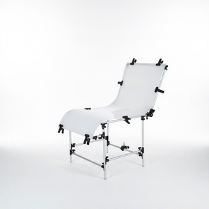 Mesa de estudio fotográfico blanca de 60x130cm para fotografía, mesa de luz para estudio fotográfico, silla para estudio de cine, silla para placa de film - Product Image 3