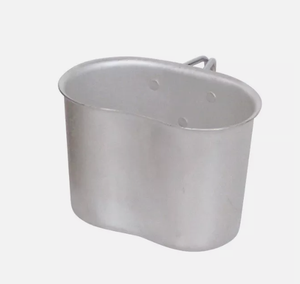 DFM700 - Taza de Aluminio Portátil para Exteriores, 700 ml, para Campamento, Supervivencia, Cadetes, con Asas Plegables - Product Image 2