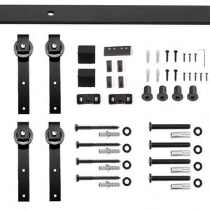 ชุดอุปกรณ์ประตูบานเลื่อนแบบมินิ WEKIS รุ่นโมเดิร์น สำหรับตู้  วัสดุเหล็กทนทาน ใช้ได้ทั้งภายใน/ภายนอก  ประตูบานเลื่อนแบบกันเสียงสองชั้น - Product Image 2