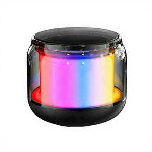 ลำโพงพกพาขนาดเล็ก LED RGB สีสันสดใส เสียงสเตอริโอ ใช้แบตเตอรี่ เหมาะสำหรับงานปาร์ตี้กลางแจ้ง รองรับ TF การ์ด พร้อมซับวูฟเฟอร์ สำหรับโฮมเธียเตอร์ - Product Image 1