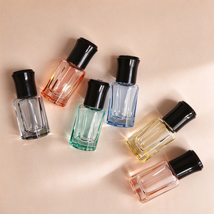 3ml 6ml Roller <b>Bottle</b> With Black Caps Clear - Product Image 1