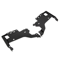 Paire de supports de phares noirs pour Chevy Corvette C5 1997-2004 Ensemble complet gauche et droite