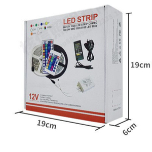 Desain kustom kualitas tinggi dengan Remote Control 44 kunci lampu garis putih hangat <span class=keywords><strong>Led</strong></span> fleksibel pintar - Product Image 1