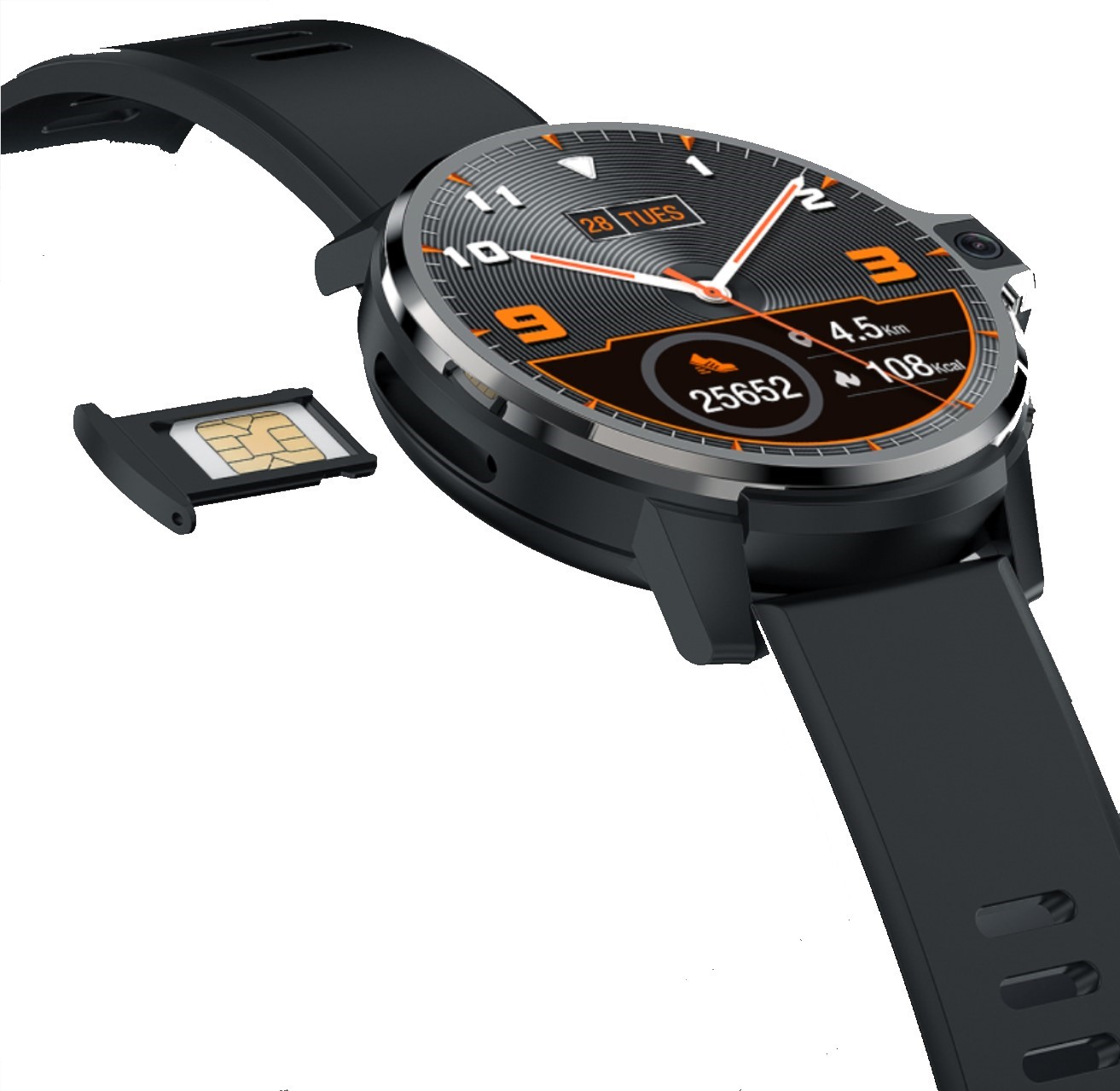 Круглый большой сенсорный экран спортивные Смарт-часы музыка Gps Смарт-часы для мужчин с монитором сердечного ритма