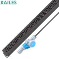 KAILES (KLS) PDU intelligent pour serveur, double point de contrôle réseau, WiFi, 24 prises, 32A, gestion intelligente industrielle premium