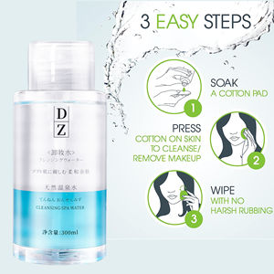 <span class=keywords><strong>Eau</strong></span> démaquillante DZ avec tête de pompe, <span class=keywords><strong>eau</strong></span> <span class=keywords><strong>micellaire</strong></span> faciale lissante à l'hyaluronate de sodium de source chaude pour tous les types de peau - Product Image 5