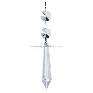 Colgante de punta de gota de cristal para decoración de boda, Material de diamante, cuentas de costura de piedra Natural transparente para vestidos - Product Image 2
