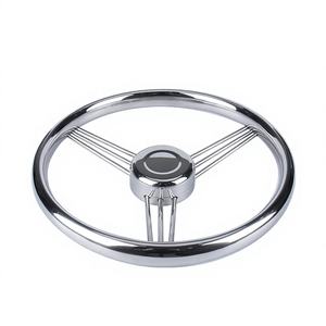 Volant de bateau en acier inoxydable de 13,5 pouces, accessoires de quincaillerie pour yacht, pour le commerce électronique transfrontalier, commande élégante de yacht - Product Image 3