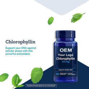 OEM kustomisasi Label pribadi kapsul <span class=keywords><strong>Softgel</strong></span> bubuk klorofil segar - Product Image 5