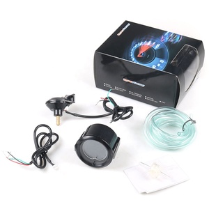 2 "52 مللي متر دفعة مقياس <span class=keywords><strong>Evo</strong></span> Lcd 7 ألوان سيارة متر مقياس التخلخل الرقمي توربو دفعة مقياس - Product Image 4