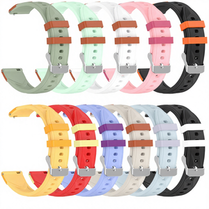 Correa de Repuesto Trendybay de 18 mm con Patrón de Lichi de Goma Ajustable y Suave para Xiaomi Band 9 Pro, Redmi Watch 5, Huawei GT5 <span class=keywords><strong>Smartwatch</strong></span> - Product Image 1