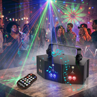 Lumières stroboscopiques laser pour les yeux YSH 9 RGBW DMX512 11CH IP20 DJ LED pour fête/KTV/bar/boîte de nuit, spectacle de Noël