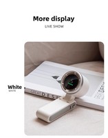 Ventilador de Mano Portátil de Alta Velocidad Turbo, 5 Velocidades, Recargable por USB, Mini Ventilador de Mano para Actividades al Aire Libre y Viajes