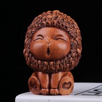 Figurine mignonne de lionceau en résine, statue d'animal de dessin animé Kawaii, mini sculpture de lion pour la décoration de la chambre d'enfant ou de la maison