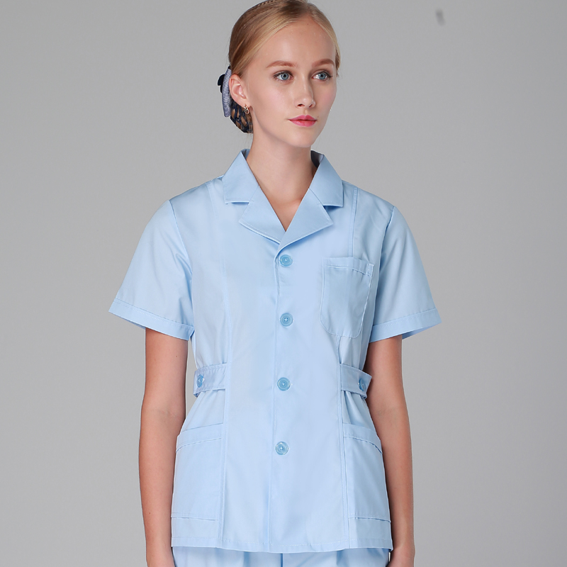 Women Short Sleeve Blue