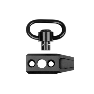 High Strength QD Sling Swivel with Base <b>Bracket</b> <b>Black</b> Anodized Quick Release Corrosion Resistant Tactical Outdoor Accessory - Product Image 1