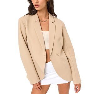 Venta <span class=keywords><strong>al</strong></span> por mayor <span class=keywords><strong>de</strong></span> moda elegante señoras Oficina Abrigo Mujeres Traje a medida personalizado <span class=keywords><strong>de</strong></span> manga larga blazer para las mujeres - Product Image 3