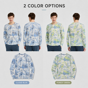 <b>Wool</b> Quick Dry Men's Long Sleeve T-Shirt Tie <b>Dye</b> Outdoor Hiking Trekking Sports Top Custom Logo Premium Breathable Lightweight T - Product Image 4