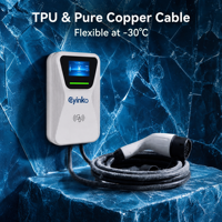Nouveau chargeur EV de type 2 de 22 kW avec certification CE/TUV et technologie de contrôle par application, technologie de réseau intelligent pour une utilisation domestique