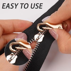 Deoward <b>Zipper</b> Pull PCS <b>Replacement</b> Metal <b>Zipper</b> Handle Mend Fixer <b>Zipper</b> Tab For Luggage Suitcases Backpacks Jackets Purses Han - Product Image 5