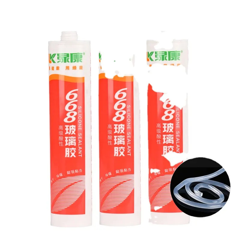 one-component acidic silicone sealant kitchen and bathroom ceiling glass frame bonding special-purpose