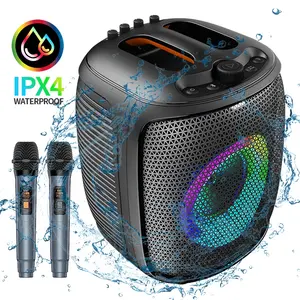 Most Popular and Hot selling 40W party speaker loud speaker with blue-tooths 6 RGB lights mode waterproof