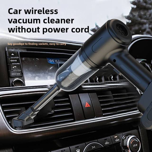 Luxury 120W Handheld Mini Portable Car Vacuum Cleaner Large Suction Multi-Color Options Rechargeable 30-45min Runtime One-Year