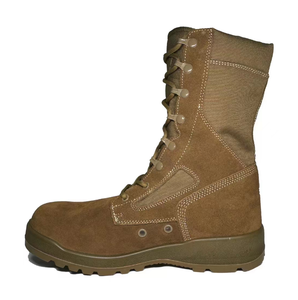 Bottes tactiques en daim imperméables et antidérapantes TSB21-1 DMS Coffee Dark Brown Coyote, légères, pour le désert et la jungle - Product Image 1