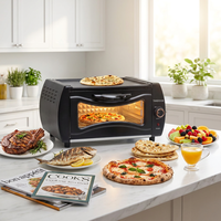 Four électrique tandoor 2100W à coque métallique avec thermostat réglable pour la cuisson de Naan, Chapati, Lahmacun, Pane – Usage domestique et commercial