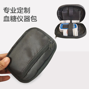 Bolsa para medidor de glucosa en sangre, tela Oxford, 12,5x8,5x3, estuche de almacenamiento médico portátil - Product Image 1