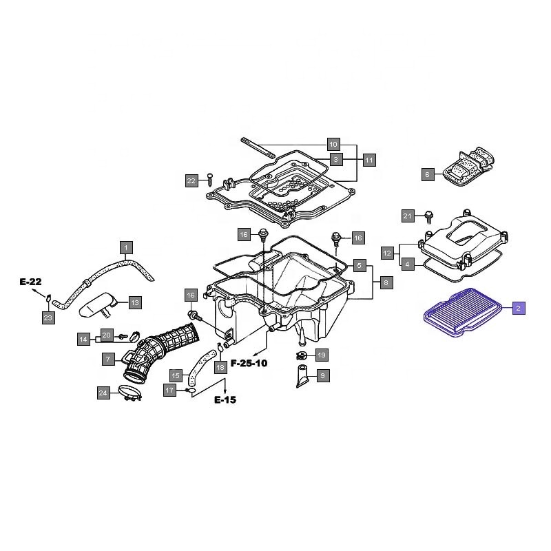 Wholesale Air Cleaner Unicorn OEM No. 17211-KSP-900
