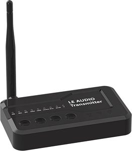 Émetteur LE Audio BT 5.4 pour TV vers casque sans fil, adaptateur audio Auracast/Aptx LL/Adaptive avec plusieurs entrées audio - Product Image 2