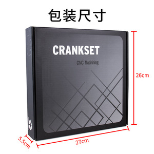 Juego de Bielas Bolany 34T-42T de Aleación de Aluminio, Diseño Hueco de una Pieza, para Bicicleta de Montaña, con Plato - Product Image 5