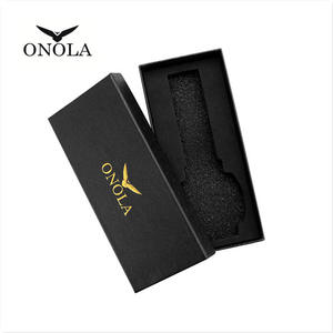 Boîte d'emballage de montre de marque haut de gamme Onola, boîte en papier et cuir de marque, boîte cadeau avec ajusteur de montre - Product Image 2
