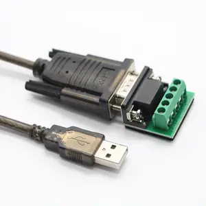 DB9pin da USB a RS485 convertitore di linea del cavo seriale protezione da sovratensione con chip FTDI adattatore da USB a RS-485 con cambio morsettiera