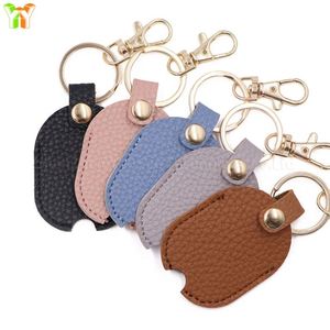 Available Litchi Leather Access Card Holder <b>Key</b> Cover <b>for</b> Car <b>Keys</b> Protective Case Fashion Keyring Card Bag Keychain - Product Image 4