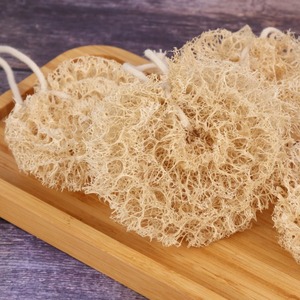 Boules de lavage de vaisselle en loofah écologiques et artisanales, outils de nettoyage naturels pour la cuisine - Product Image 3