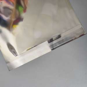 Mirror Silver Metallic Self Adhesive Plastic Mailer Shipping Bag Custom Logo Printing Packaging Bags with Reflective Aluminum - Product Image 6