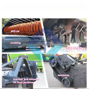 Tallo de maíz de alfalfa, ensilaje cuadrado, heno redondo, arroz, paja, empacadora de hierba, máquina cortadora de paquetes para Tractor montado, Mini cosechadora Pto - Product Image 3