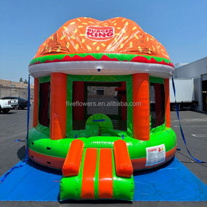 Casa de Juegos Inflable con Forma de Hamburguesa para Niños, Castillo Inflable al Por Mayor - Product Image 1