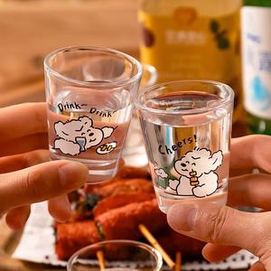 M New Cute Puppy Micro-brewed Shochu <strong>Glass</strong> 50ml a Mouthful of Shochu <strong>Glass</strong> Gift <strong>Girls</strong> Personalized Wine <strong>Glass</strong> - Product Image 4