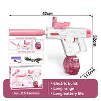 Jeu d'été en plein air 42CM entièrement automatique pistolet à eau électrique à rafale vecteur pour enfants épée courte jouet simulé Style électronique