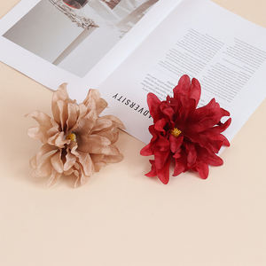 Cabeza <span class=keywords><strong>de</strong></span> Orquídea Artificial <span class=keywords><strong>de</strong></span> Seda Morada, Decoración <span class=keywords><strong>de</strong></span> Pared para Accesorios <span class=keywords><strong>de</strong></span> <span class=keywords><strong>Ropa</strong></span> y Horquillas, Estilo Antiguo, Arreglo para Bodas - Product Image 6