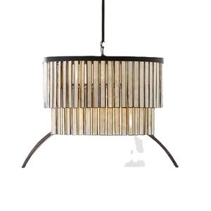 Lámpara de Araña de Estilo Minimalista Retro Americano para Comedor y Sala de Estar, Arte de Conchas Marinas Wabi-Sabi, Lámparas Colgantes Transfronterizas para Dormitorio - Product Image 3