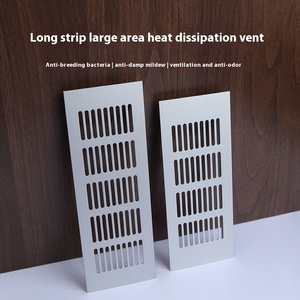 Armário de Sapatos Moderno em Liga de Alumínio com Rede Respirável, Tampa Retangular com Furos de Ventilação, Hardware Decorativo para Móveis - Product Image 5